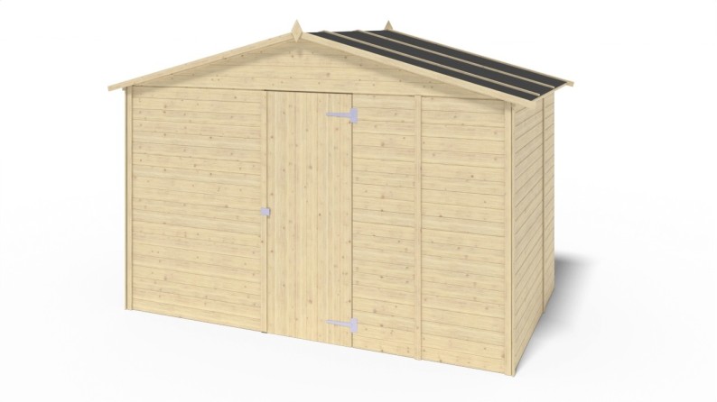 Quiosco caseta comercial 5.72 m2 - 3.11x1.84 m - 19 mm