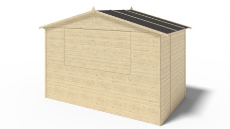 Quiosco caseta comercial 5.72 m2 - 3.11x1.84 m - 19 mm