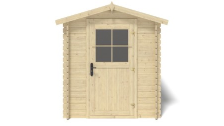 Caseta de jardin de madera 5.7 m2 - 1.9x3 m - 28 mm  
