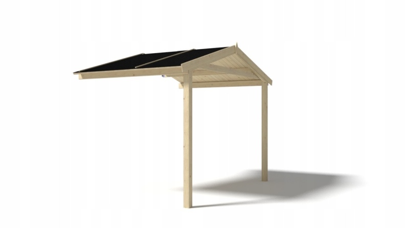 Alero de terraza 3x3 m