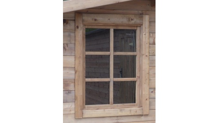 Caseta de jardín de madera 20 m2 - 5x4 m - 28 mm - impregnada