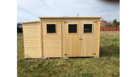 Caseta de jardín de madera 4.86 m2 - 2.7x1.8 m - 12.5 mm