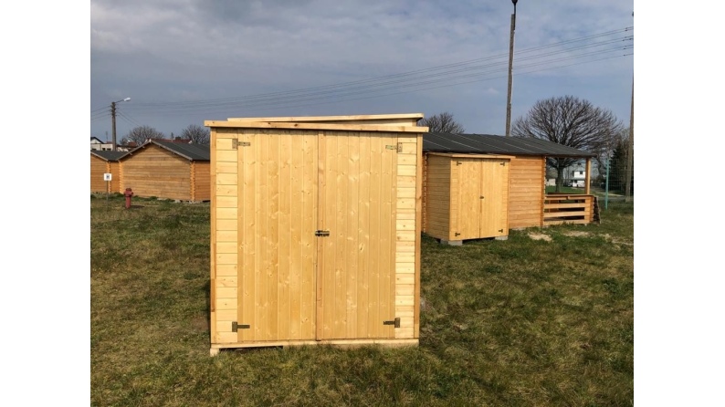 Armario de jardín para herramientas 1.66x0.82 m H.1.86 - con suelo y pared trasera