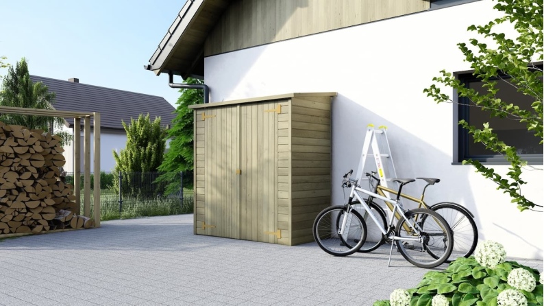 Armario de jardín para herramientas 1.66x0.82 m H.1.86