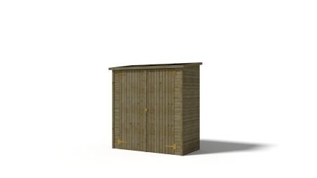 Armario de jardín para herramientas 1.66x0.82 m H.1.86