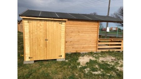 Armario de jardín para herramientas 1.66x0.82 m H.1.86