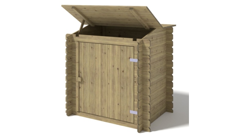 Caseta de madera para filtración 1.2x0.89 m H.1.13 m - Impregnada