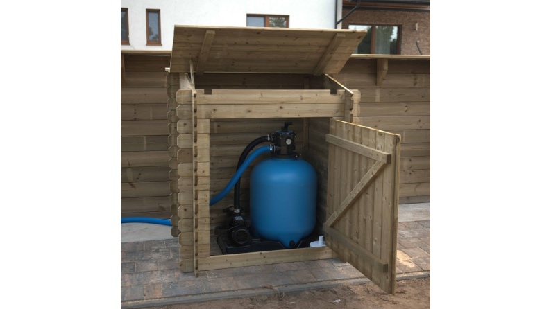 Caseta de madera para filtración 1.2x0.89 m H.1.13 m - Impregnada