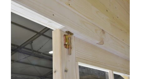 Caseta de jardín de madera 11.7 m2 - 3.9x3 m - 34 mm