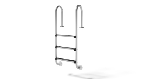 Escalera de piscina de acero inoxidable de 3 peldaños