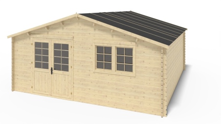 Caseta de jardín de madera 30 m2 - 6x5 m - 40 mm