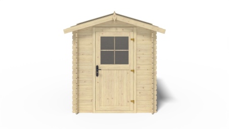 Caseta de jardin de madera 3.61 m2 - 1.9x1.9 m - 28 mm  