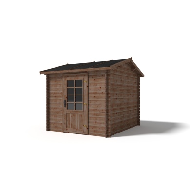 Caseta de jardín de madera 7.5 m2 - 2.5x3 m - 28 mm - impregnada