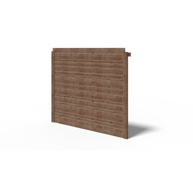 Pared para la caseta 28 mm - 2.35xh.2.15 m  - tratada.