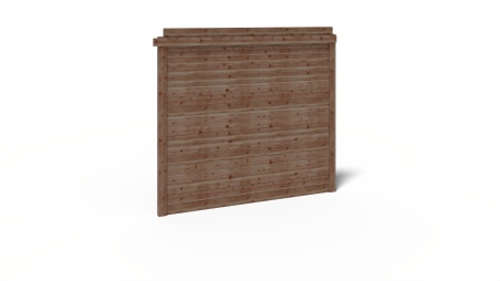 Pared para la caseta 28 mm - 2.35xh.2.15 m  - tratada.