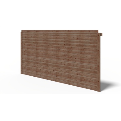 Pared para la caseta 28 mm - 3.85xh.2.15 m  - tratada.