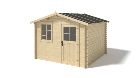 Caseta de jardin de madera 6 m2 - 3x2 m - 28 mm  