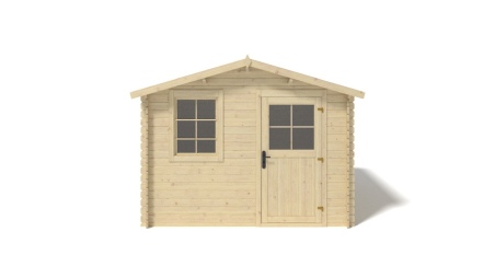 Caseta de jardin de madera 6 m2 - 3x2 m - 28 mm  