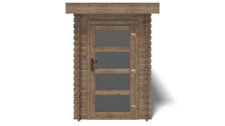 Caseta de jardín de madera 4.5 m2 - 1.5x3 m - 28 mm - impregnada