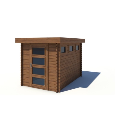 Caseta de jardín de madera 6 m2 - 2x3 m - 28 mm - impregnada