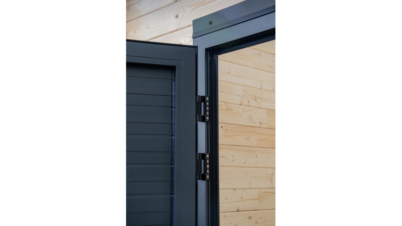 Caseta de jardín de madera-5x3 m - 25 m2 con terraza