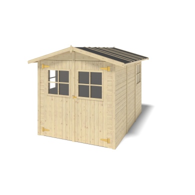 Caseta de jardín de madera 6 m2 - 2.07x2.94 m - 18 mm