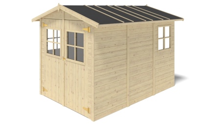 Caseta de jardín de madera 6 m2 - 2.07x2.94 m - 18 mm