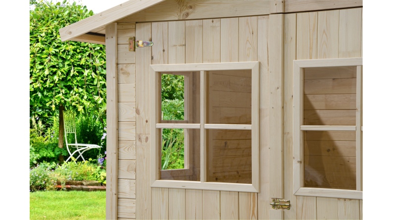 Caseta de jardín de madera 4.18 m2 - 2.07x1.96 m - 18 mm