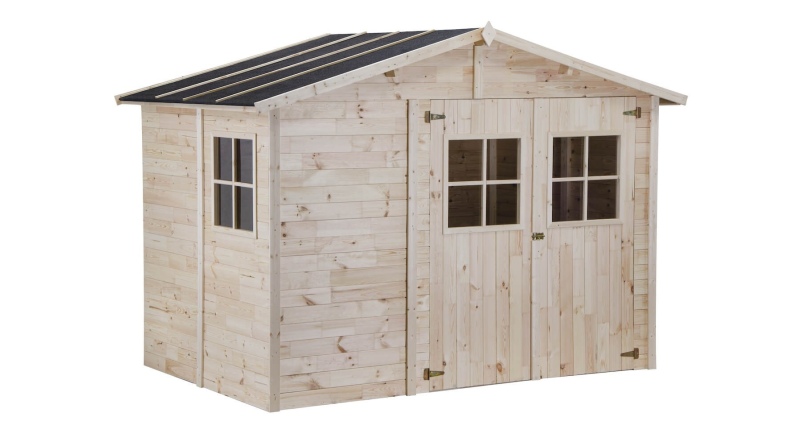 Caseta de jardín de madera 6 m2 - 3.05x1.96 m - 18 mm
