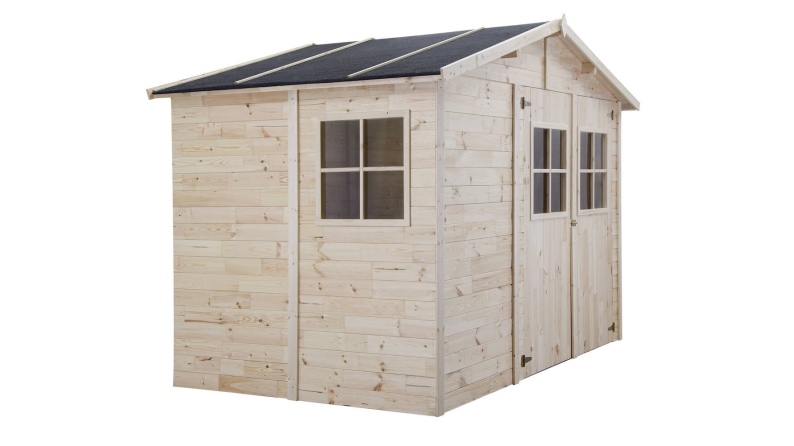 Caseta de jardín de madera 6 m2 - 3.05x1.96 m - 18 mm