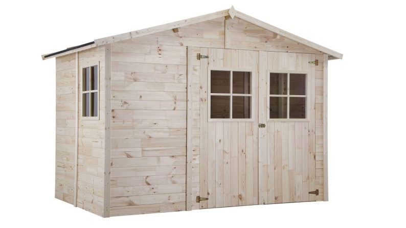 Caseta de jardín de madera 6 m2 - 3.05x1.96 m - 18 mm