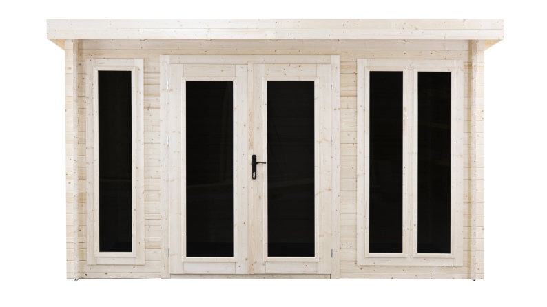 Caseta de jardín de madera 12 m2 - 4x3 m - 34 mm