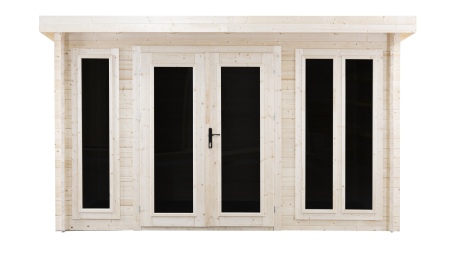 Caseta de jardín de madera 12 m2 - 4x3 m - 34 mm