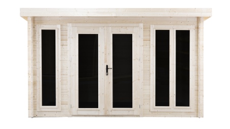 Caseta de jardín de madera 16 m2 - 4x4 m - 34 mm