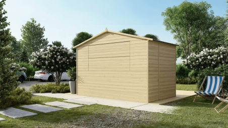 Quiosco caseta comercial 5.72 m2 - 3.11x1.84 m - 19 mm