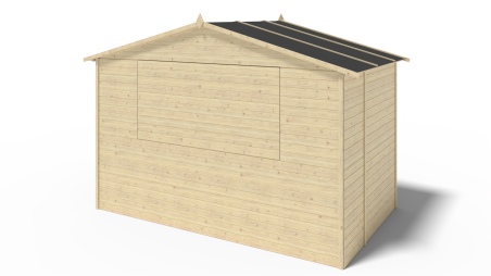 Quiosco caseta comercial 5.72 m2 - 3.11x1.84 m - 19 mm