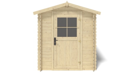 Caseta de jardin de madera 5.7 m2 - 1.9x3 m - 28 mm  