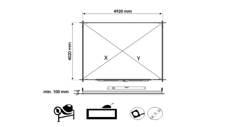 Caseta de jardín de madera 21.42 m2 - 5.1x4.2 m - 34 mm