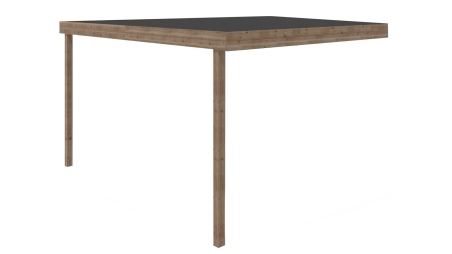 Caseta de jardín de madera – 4x3 m con extensión 4x2.76m - 12 m² – impregnada