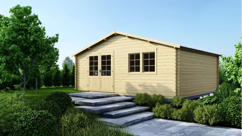 Caseta de jardín de madera 30 m2 - 6x5 m - 40 mm