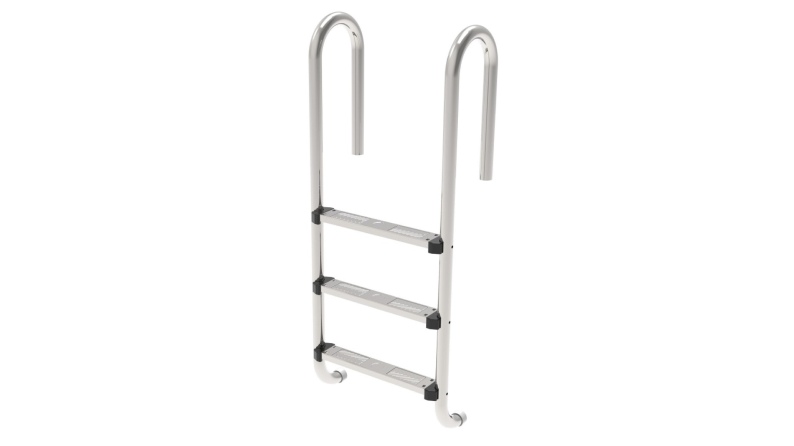 Escalera de piscina de acero inoxidable de  3 peldaños