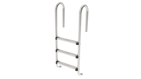 Escalera de piscina de acero inoxidable de  3 peldaños