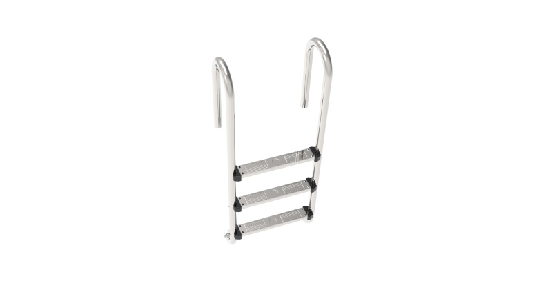 Escalera de piscina de acero inoxidable de  3 peldaños