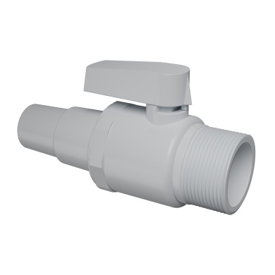 Válvula de bola unidireccional para piscina Ø38 mm