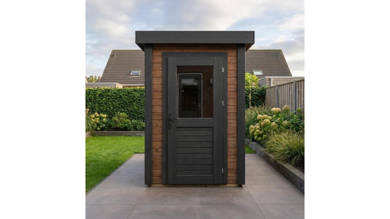 Caseta de jardín de madera Mira 1.59x1.59 m - 2.53 m2 - 28 mm – impregnada