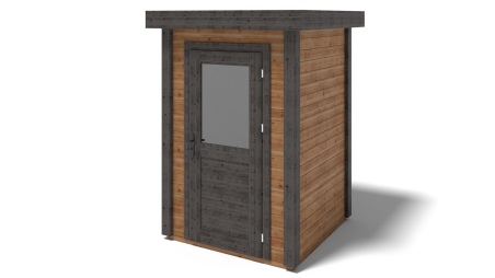 Caseta de jardín de madera Mira 1.59x1.59 m - 2.53 m2 - 28 mm – impregnada