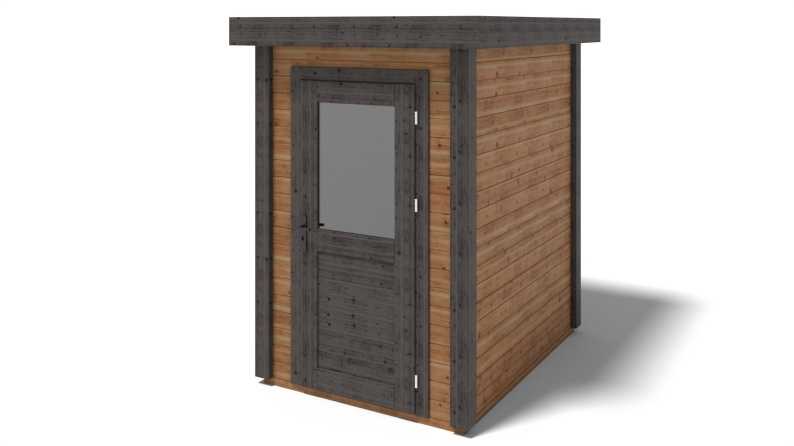 Caseta de jardín de madera Mira 1.59x2.09 m - 3.32 m2 - 28 mm – impregnada