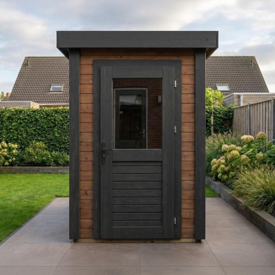 Caseta de jardín de madera Mira 1.59x2.59 m - 4.12 m2 - 28 mm – impregnada