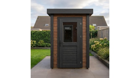 Caseta de jardín de madera Mira 1.59x2.59 m - 4.12 m2 - 28 mm – impregnada