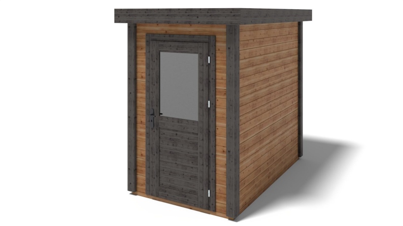 Caseta de jardín de madera Mira 1.59x2.59 m - 4.12 m2 - 28 mm – impregnada